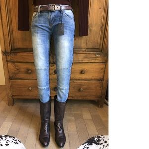 CHIQLE - Denim Moto Skinny - Size 7